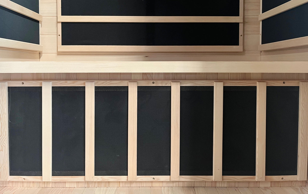 Blisspod | Vienna | Far Infrared Sauna Canadian Hemlock Very Low EMF Sauna, 4 Heaters – 2 Persons