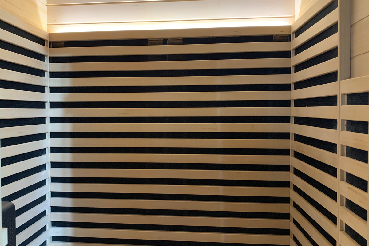 Blisspod | Bergen | Full Spectrum + Red Light Therapy | Deluxe Sauna | Low EMF | Extra-Large Red-Light Therapy Penal | Infrared & Red Glass Heaters & Chromotherapy | 2 Person