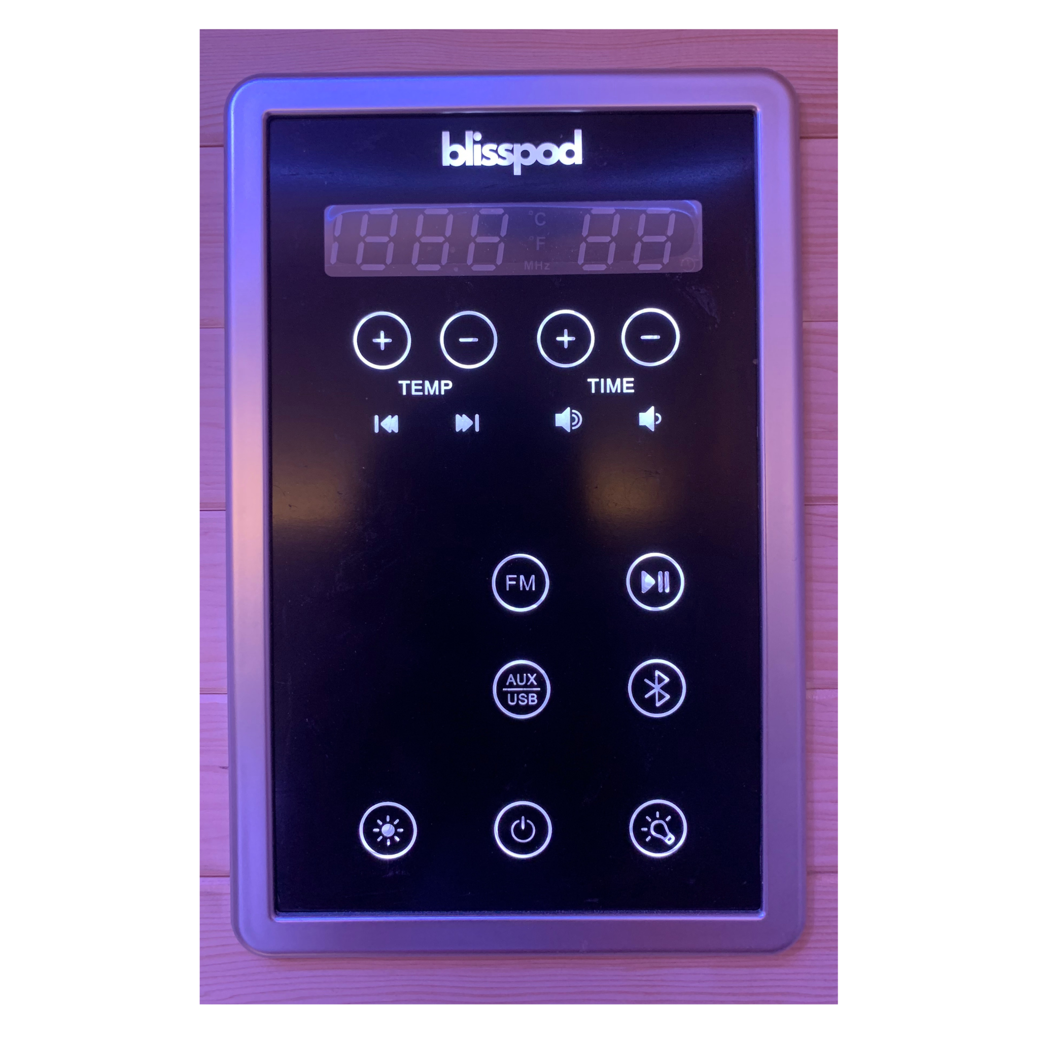 Blisspod | Bergen | Full Spectrum + Red Light Therapy | Deluxe Sauna | Low EMF | Extra-Large Red-Light Therapy Penal | Infrared & Red Glass Heaters & Chromotherapy | 2 Person