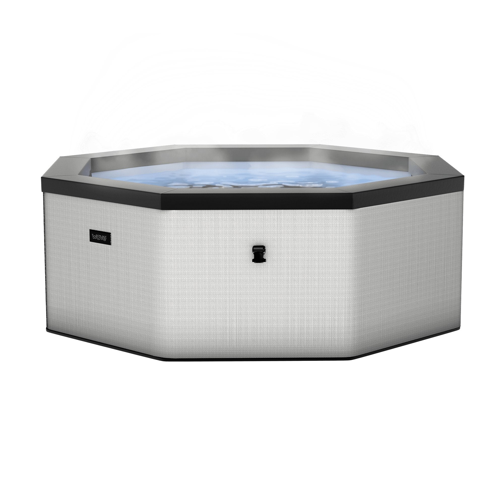 Como | 6-Person Eco Foam Hot Tub | Octagon | Built-In Integrated Heater Graphite