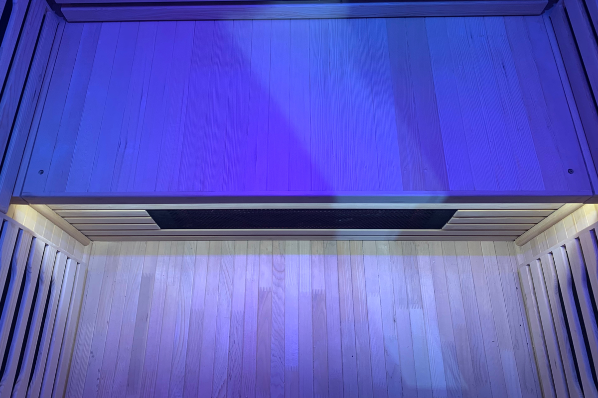 Blisspod | Helsinki | Full Spectrum + Red Light Therapy | Deluxe Sauna | Low EMF | Extra-Large Red-Light Therapy Penal | Infrared Red Glass Heaters & Chromotherapy | 2 Person