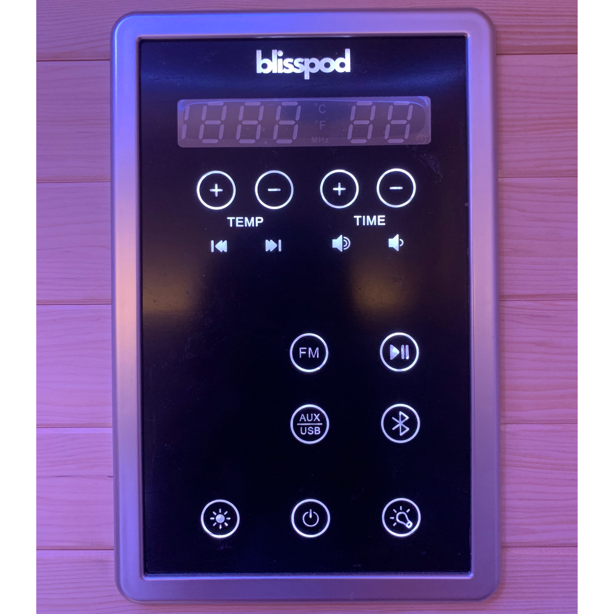 Blisspod | Helsinki | Full Spectrum + Red Light Therapy | Deluxe Sauna | Low EMF | Extra-Large Red-Light Therapy Penal | Infrared Red Glass Heaters & Chromotherapy | 2 Person