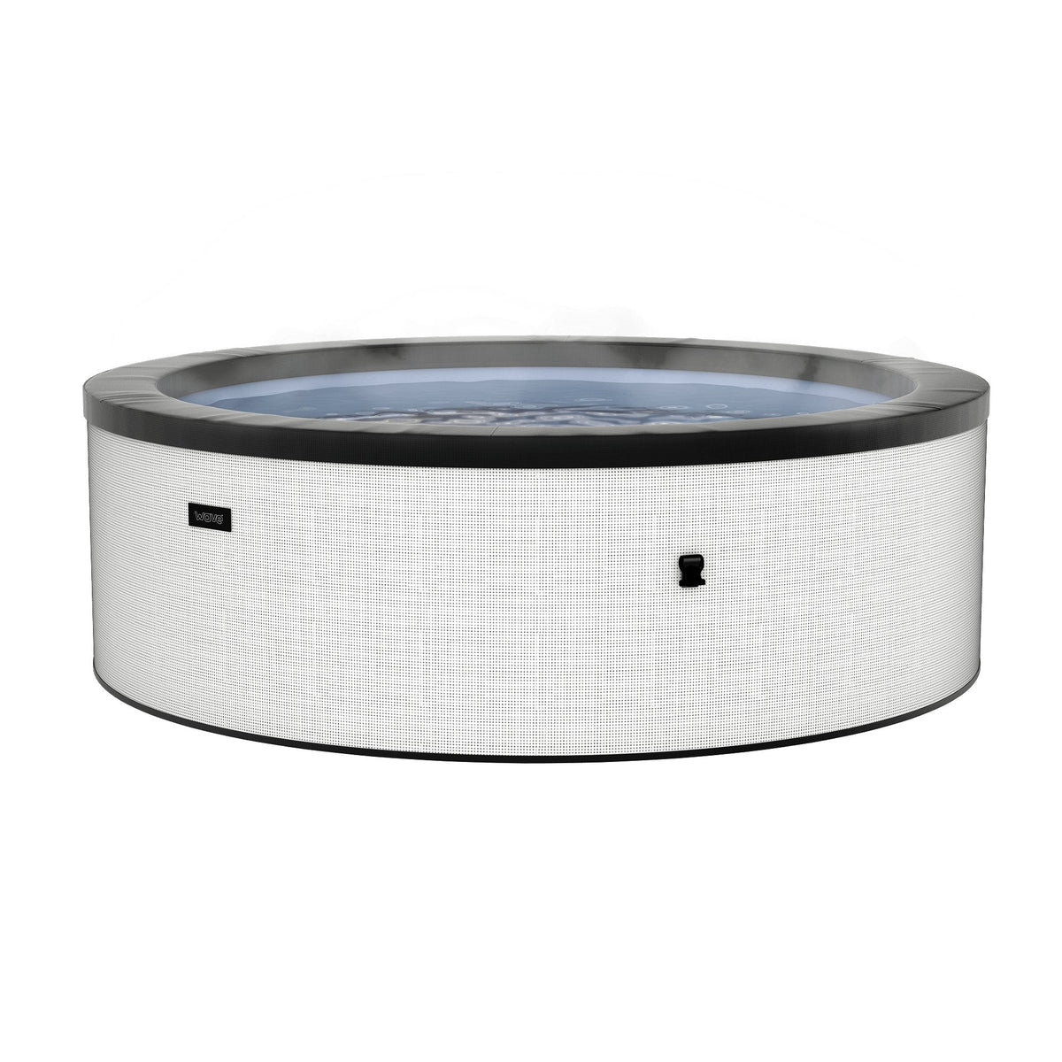 Tahoe | 6-Person Eco Foam Hot Tub | Round | Built-In Integrated Heater Pebble