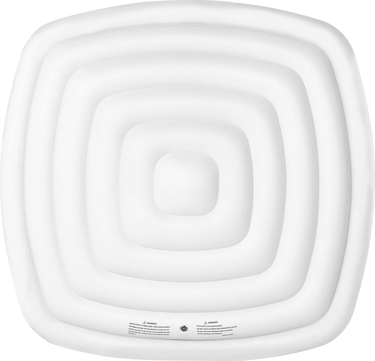 INFLATABLE BLADDER FOR RAIN WATER PROTECTION & HEAT PRESERVATION - 4 PERSON SQUARE FOR MSPA HOT TUBS & SPA