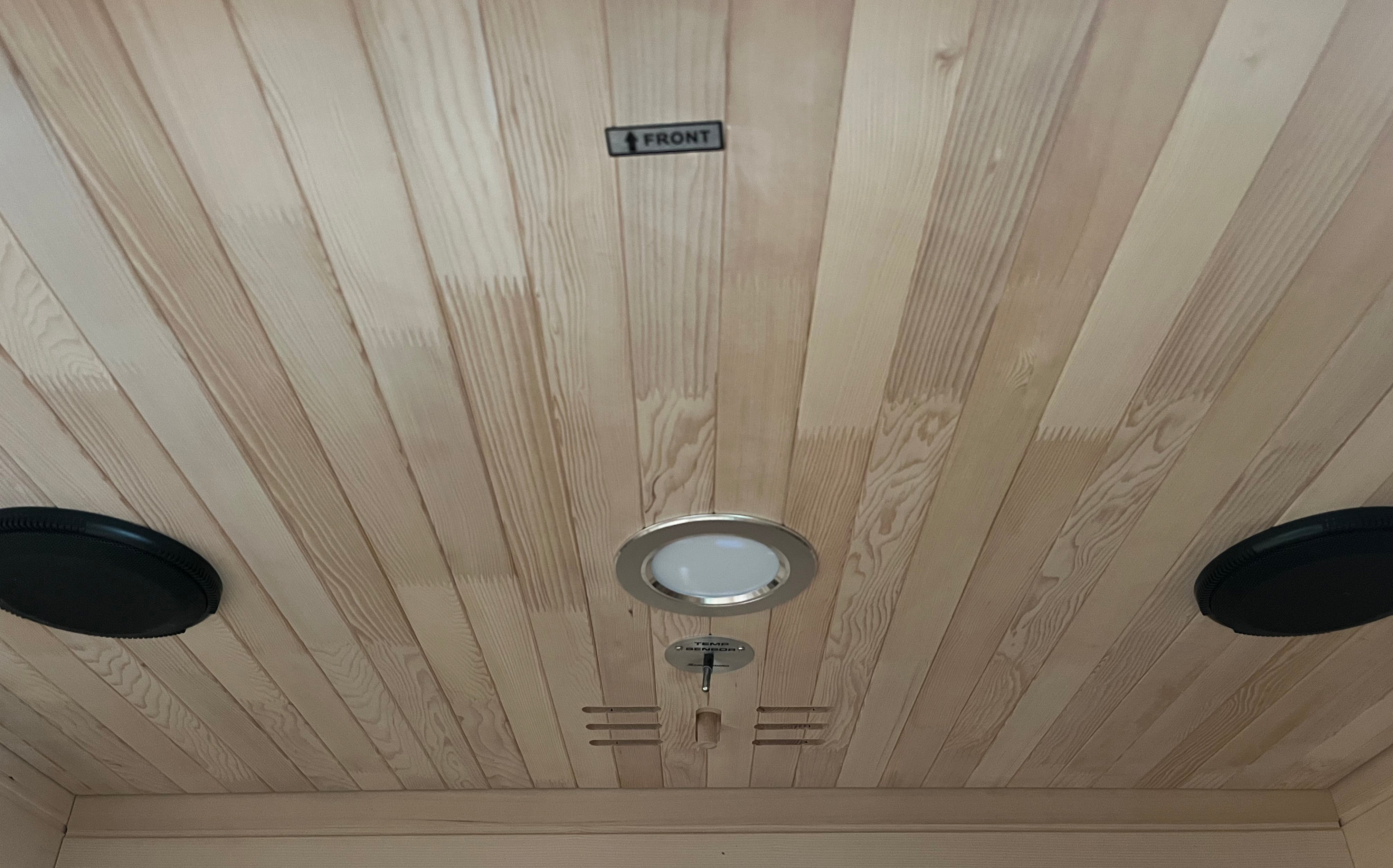 Blisspod | Vienna | Far Infrared Sauna Canadian Hemlock Very Low EMF Sauna, 7 Heaters – 3 Persons
