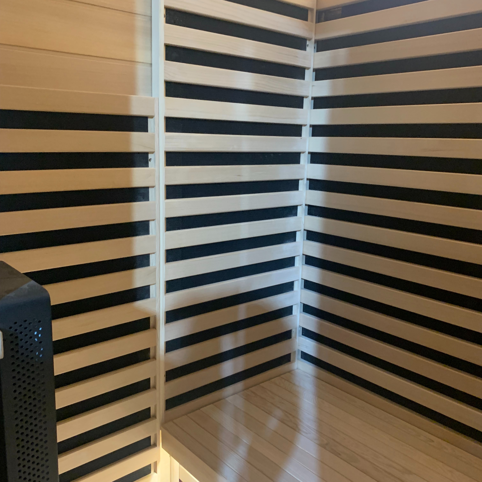 Blisspod | Bergen | Full Spectrum + Red Light Therapy | Deluxe Sauna | Low EMF | Extra-Large Red-Light Therapy Penal | Infrared & Red Glass Heaters & Chromotherapy | 2 Person