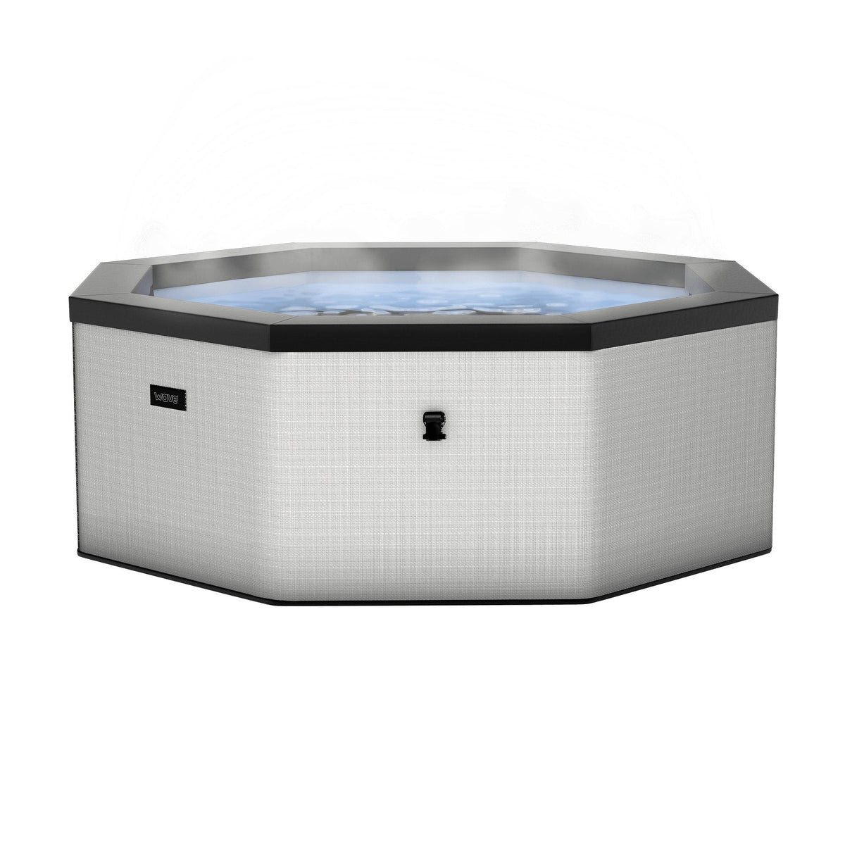 Como | 6-Person Eco Foam Hot Tub | Octagon | Built-In Integrated Heater Graphite