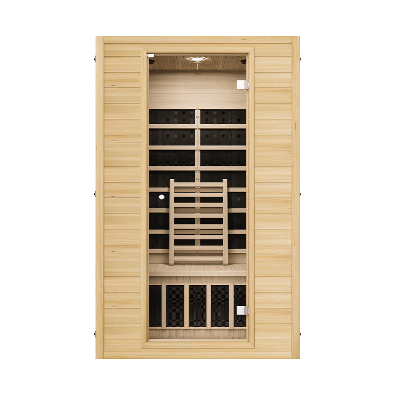 Blisspod | Vienna | Far Infrared Sauna Canadian Hemlock Very Low EMF Sauna, 7 Heaters – 3 Persons