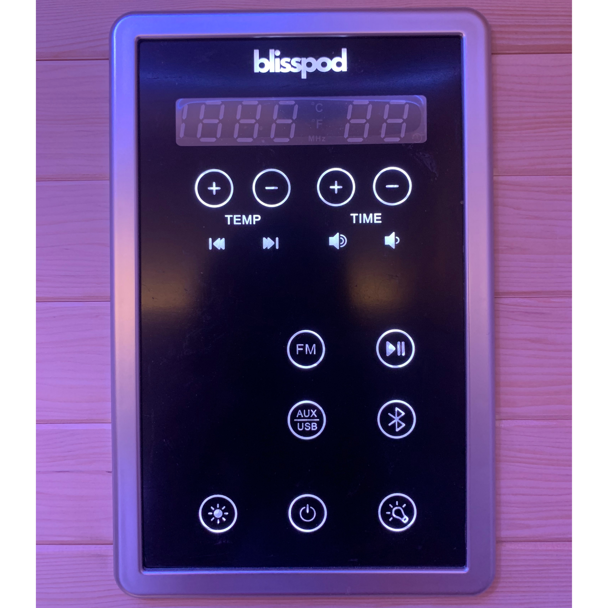 Blisspod | Helsinki | Full Spectrum + Red Light Therapy | Deluxe Sauna | Low EMF | Extra-Large Red-Light Therapy Penal | Infrared Red Glass Heaters & Chromotherapy | 2 Person