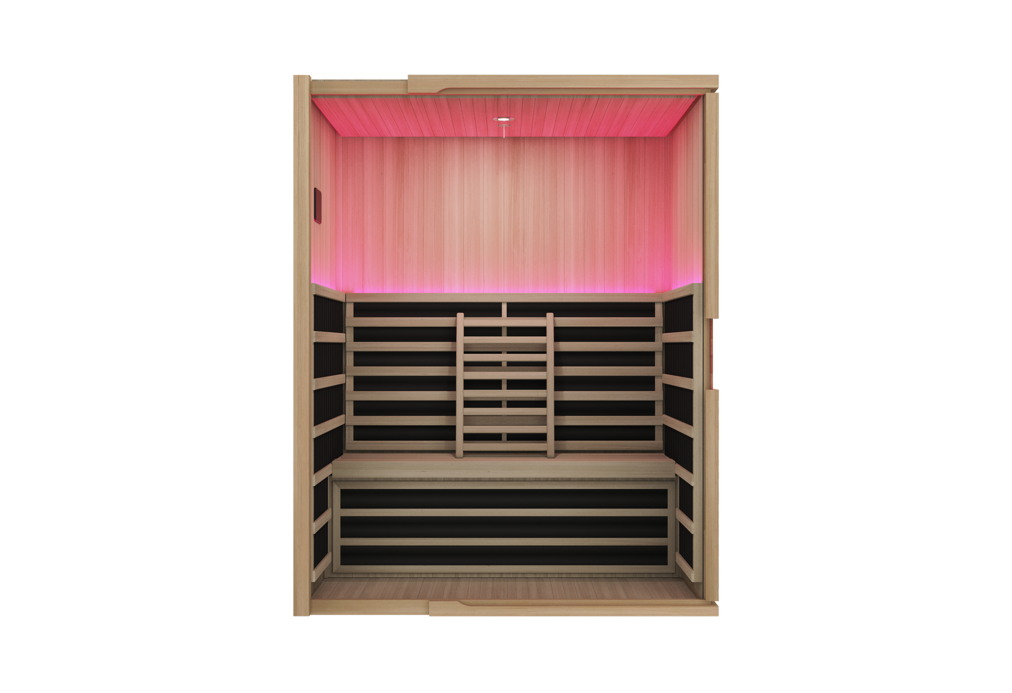 Blisspod | Milano | Full Spectrum Sauna Canadian Hemlock Ultra Low EMF, 7 Far Infrared & Red Glass Heater & Chromotherapy – 3 Person