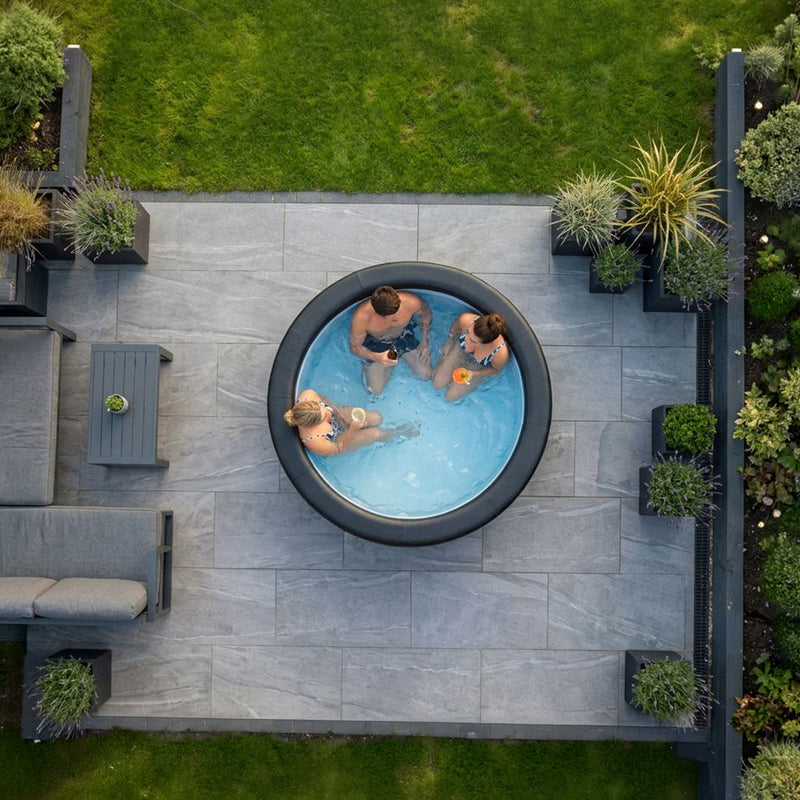 Tahoe | 6-Person Eco Foam Hot Tub | Round | Built-In Integrated Heater Flint