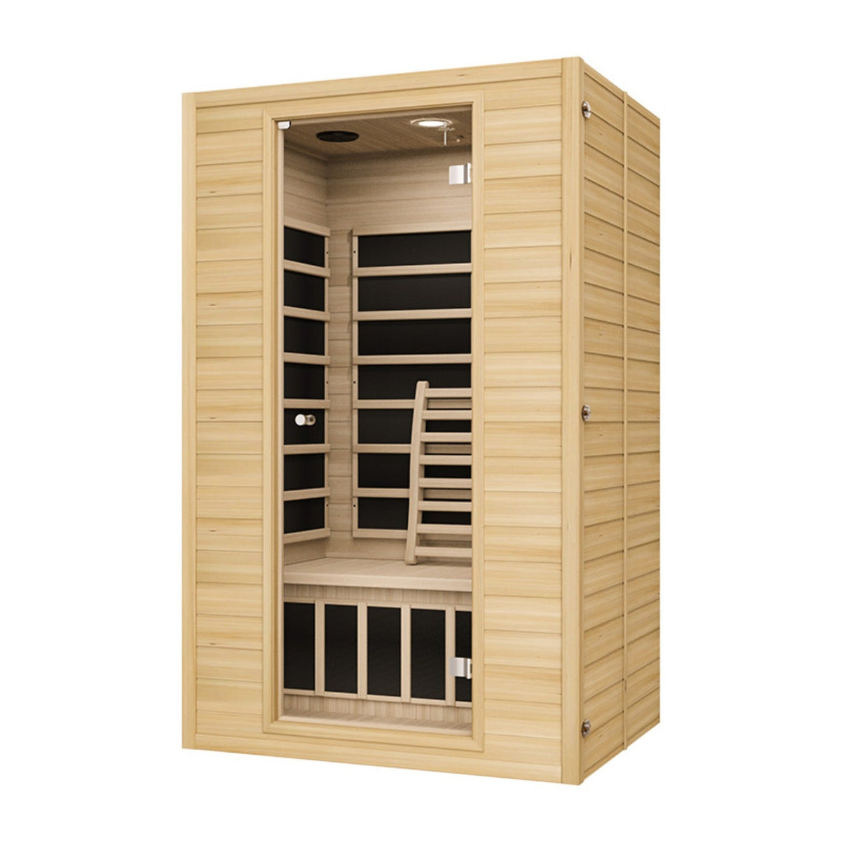Blisspod | Vienna | Far Infrared Sauna Canadian Hemlock Very Low EMF Sauna, 7 Heaters – 3 Persons