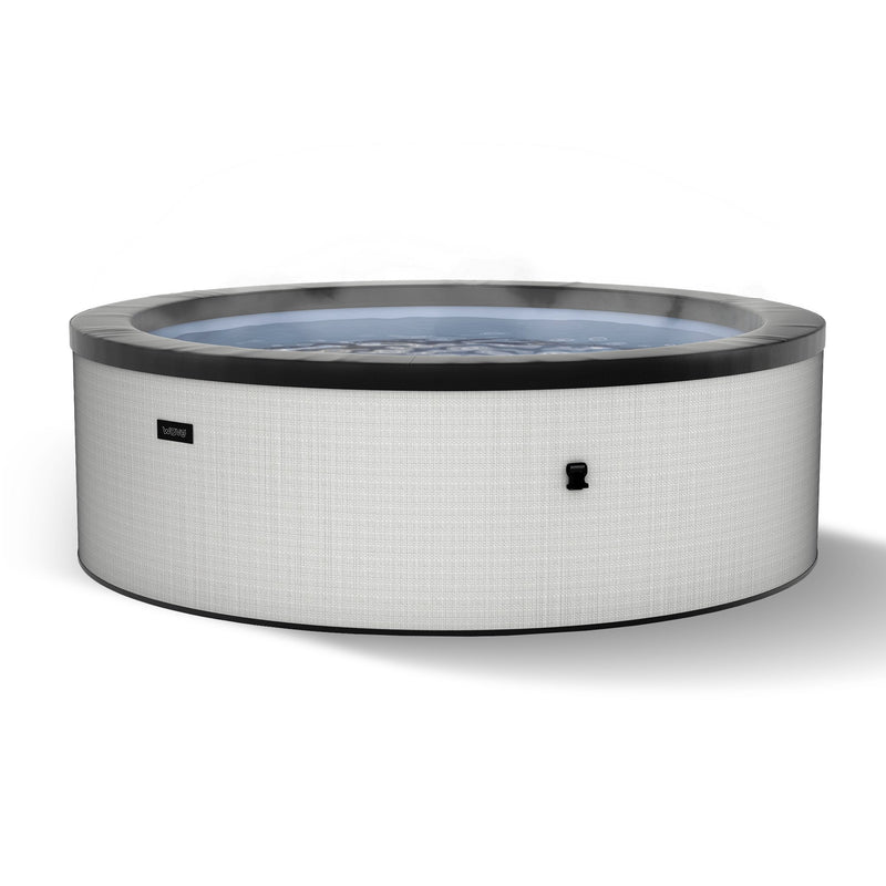 Tahoe | 4-Person Eco Foam Hot Tub | Round | Built-In Integrated Heater Graphite
