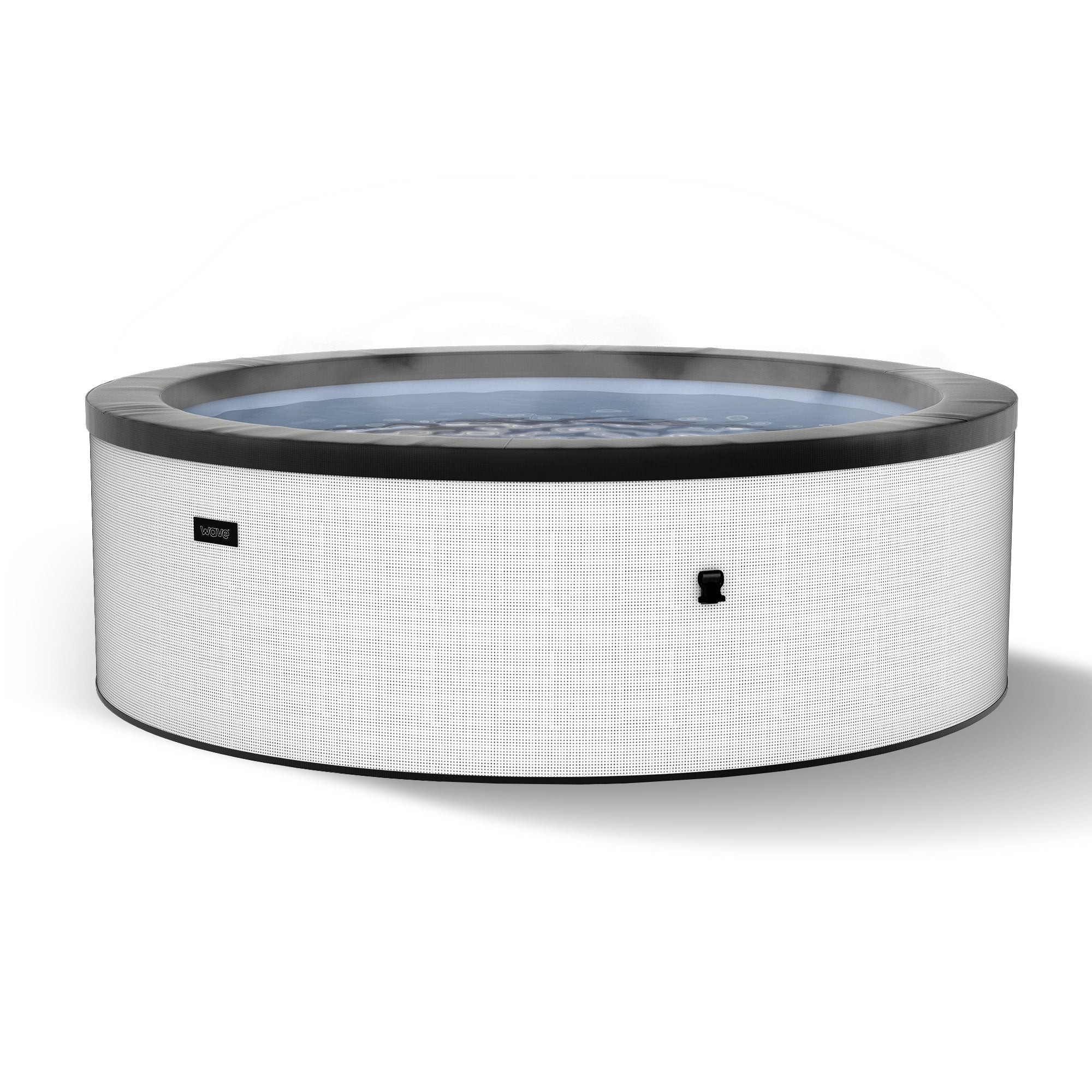 Tahoe | 4-Person Eco Foam Hot Tub | Round | Built-In Integrated Heater Pebble