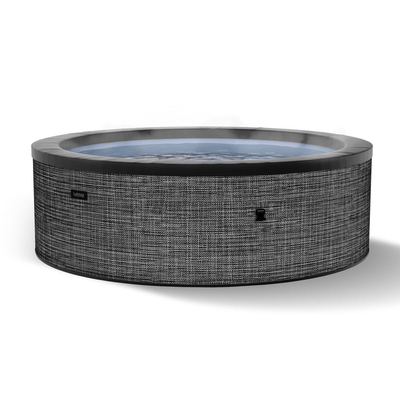 Tahoe | 4-Person Eco Foam Hot Tub | Round | Built-In Integrated Heater Flint